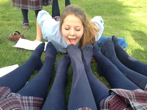 Sniffing Friends Feet During Group Study